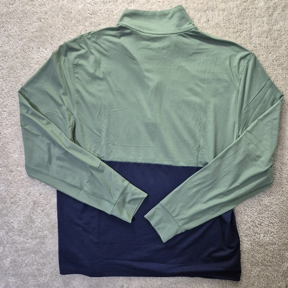 Polo Ralph Lauren Performance Pullover Top Mens Large Green Stretch Outdoor Golf